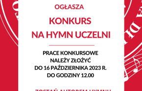 Uniwersytet ogłasza konkurs na tekst i melodię Hymnu Uczelni